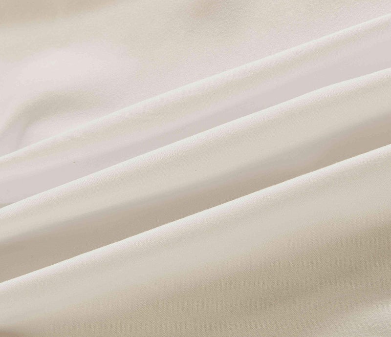 Sheets & Beyond Wrap Around Solid Microfiber Luxury Hotel Quality Fabric Bedroom Gathered Ruffled Bedding Bed Skirt 14 Inch Drop (Twin, Beige) - Image 4